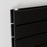 Mars Anthracite Double Flat Panel Horizontal Radiator 595x1200mm