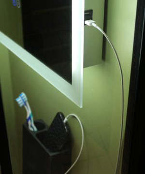Alfie Illuminated LED Mirror With BLUETOOTH Speaker 700x500mm
