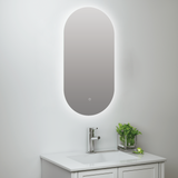 Raffy Oval Backlit Illuminated LED Mirror 400x800mm