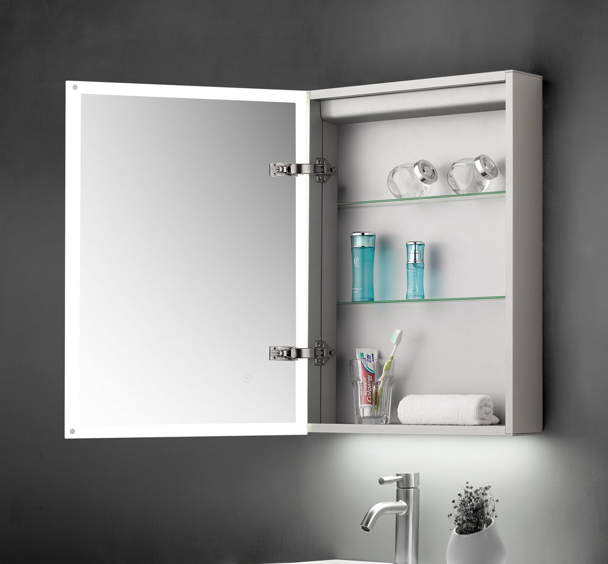 Ella Illuminated LED Mirror Cabinet 500x700mm