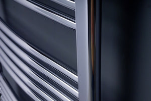 Chromo Curved Heated Towel Rail 1264x600mm