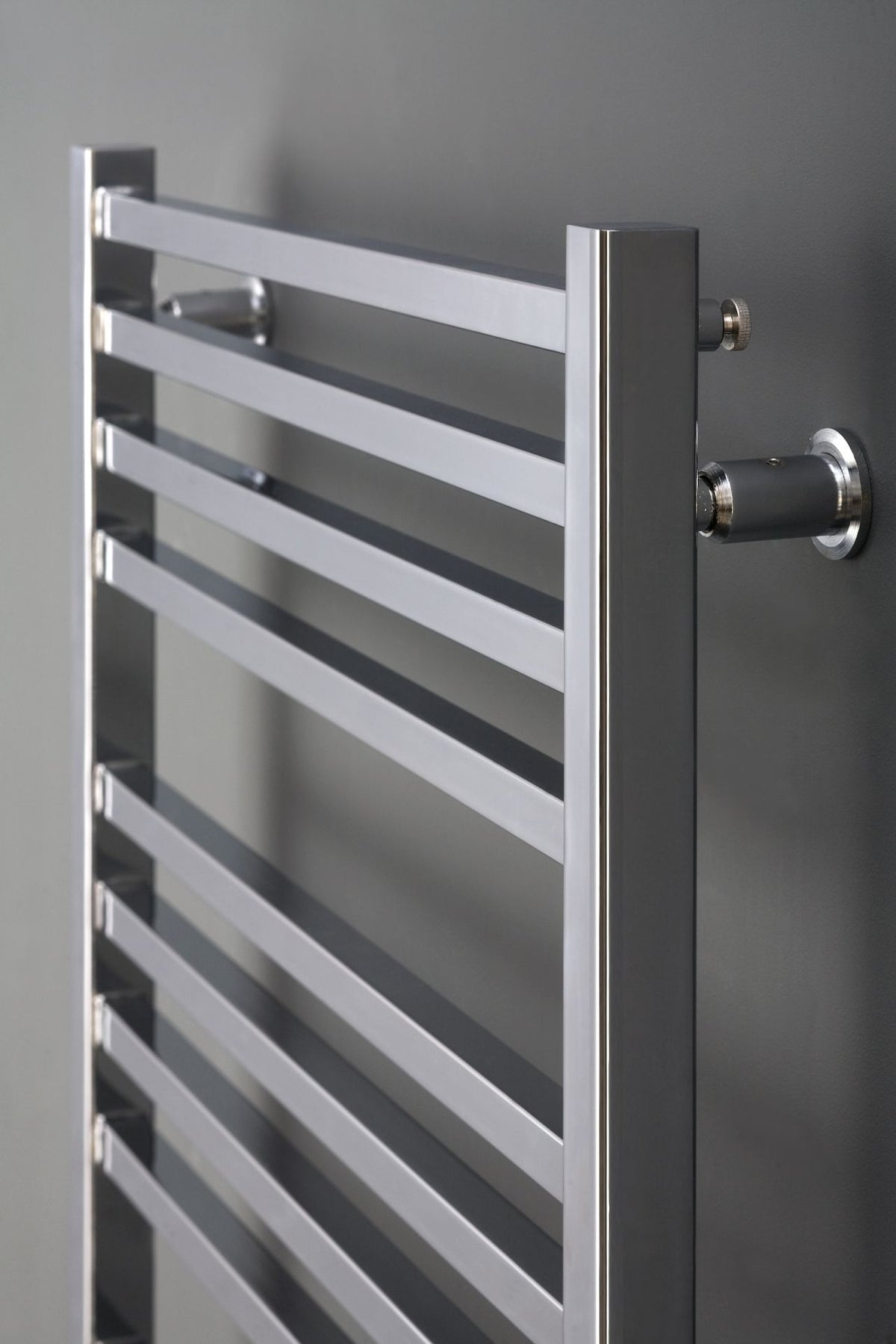 Verano Chrome Straight Heated Towel Rail 1260x600mm