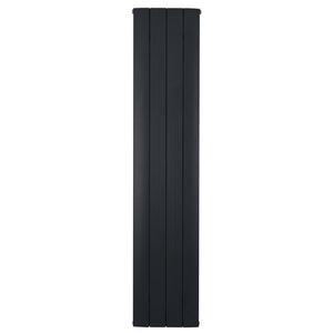 Taupo Anthracite Double Flat Panel Vertical Radiator 1800x375mm
