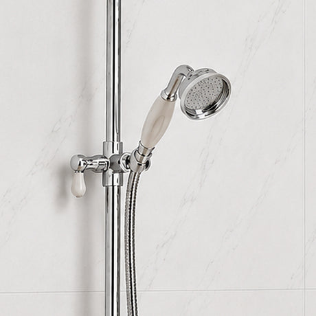 Tenby Chrome Traditional Thermostatic Shower Set